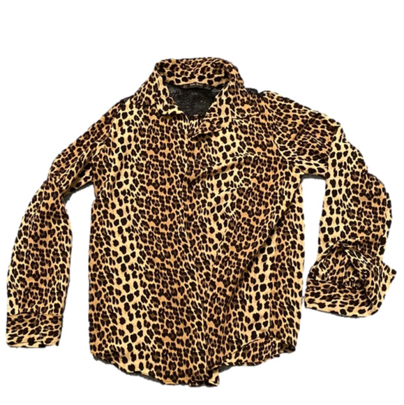 Zara Basic Animal Print Top - Picture 1 of 5